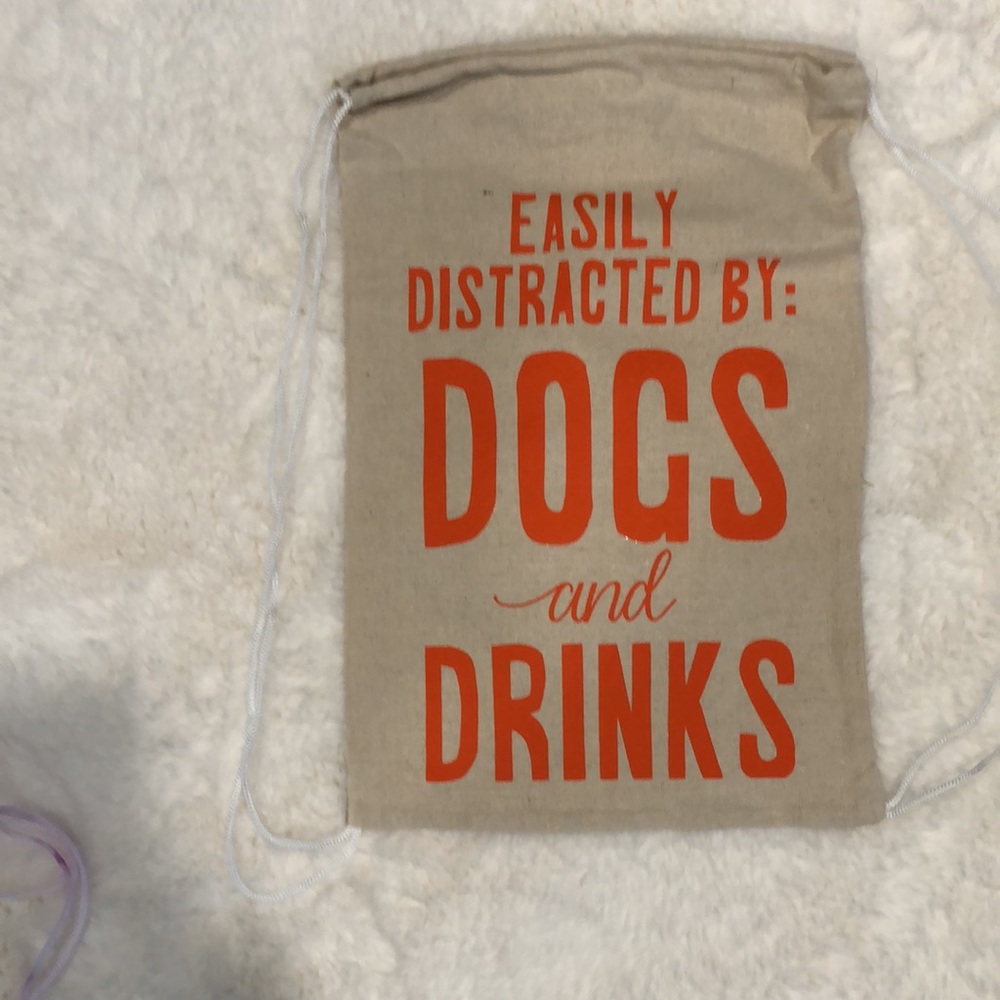 Dog Lover Drawstring Bag View 4